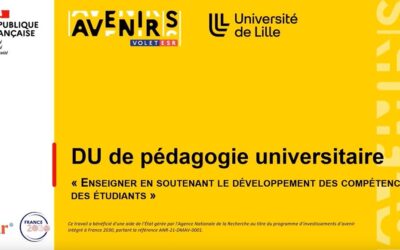 Replay du webinaire DU en Pédagogie du 17/10/23
